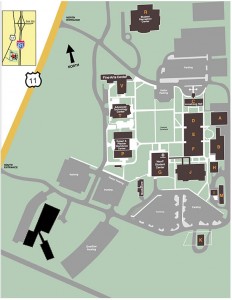 Blue Ridge Community College Campus Map